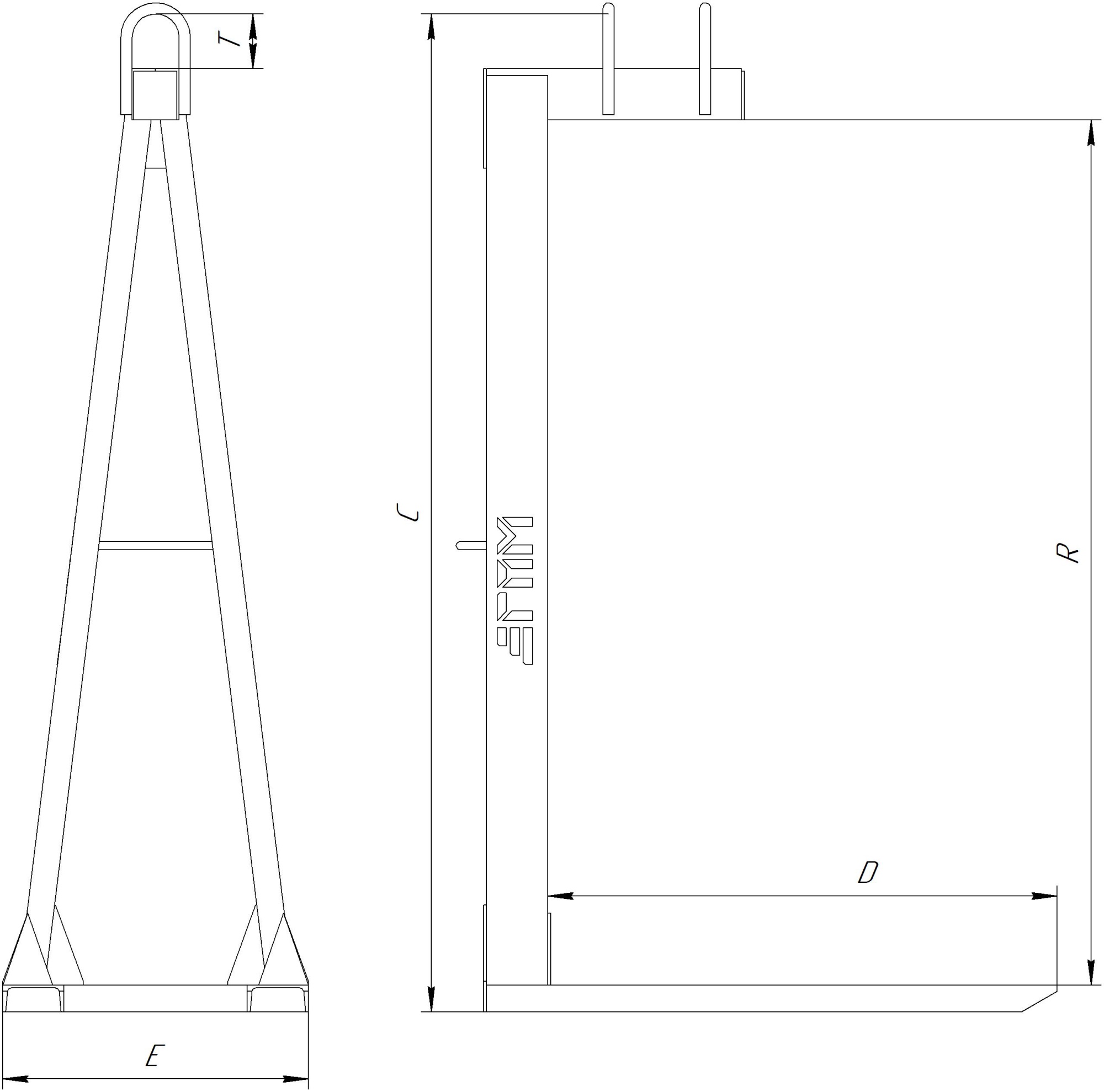 Захват для поддонов Захват для поддонов