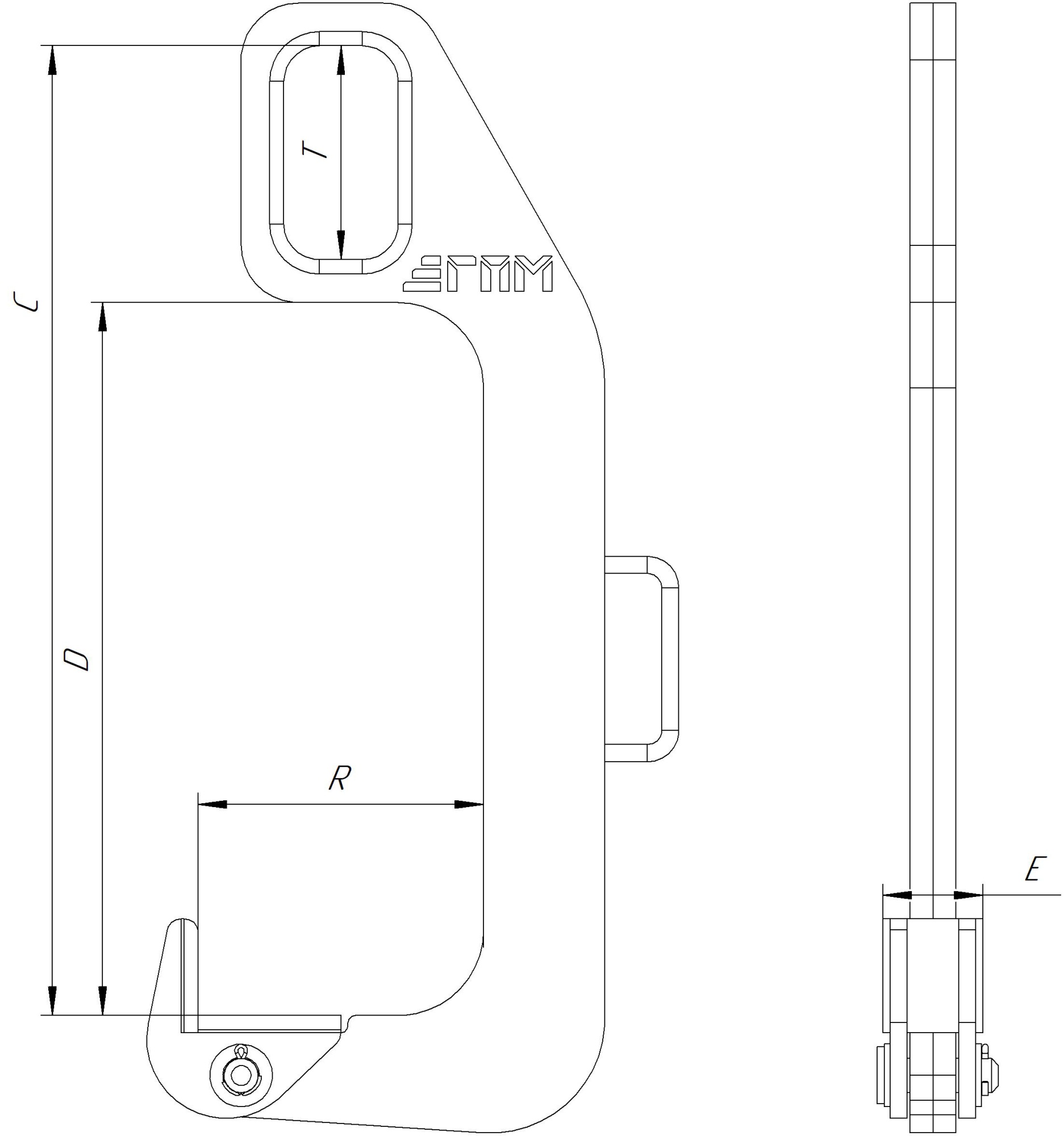 Захват для ротации рулонов с опрокидыванием Захват для ротации рулонов с опрокидыванием