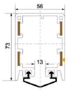Изолированный коробчатый рельс Изолированный коробчатый рельс