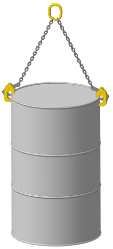 Захват для бочек цепной ЗБЦ-1,0