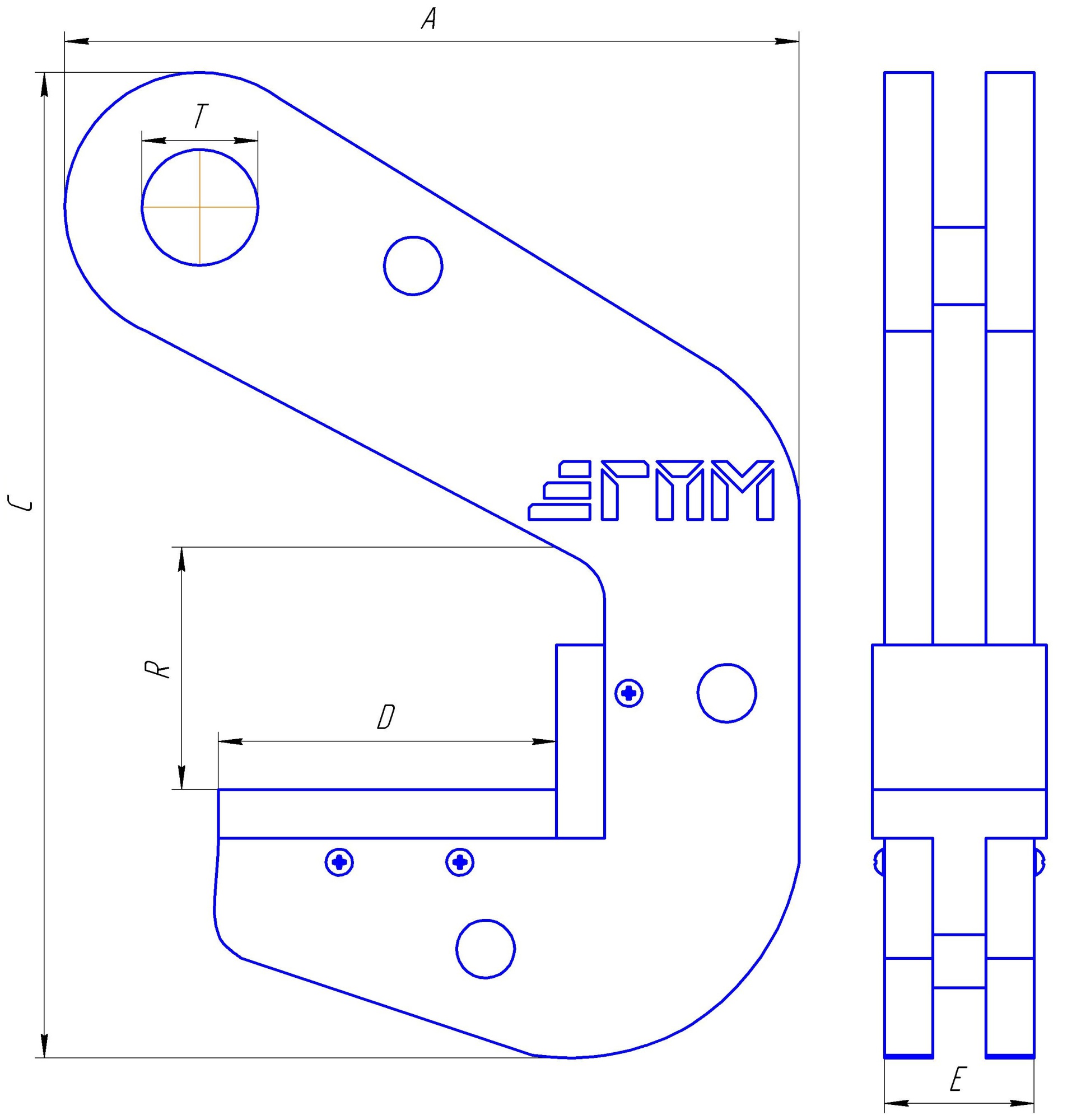 Захват для труб ТРН