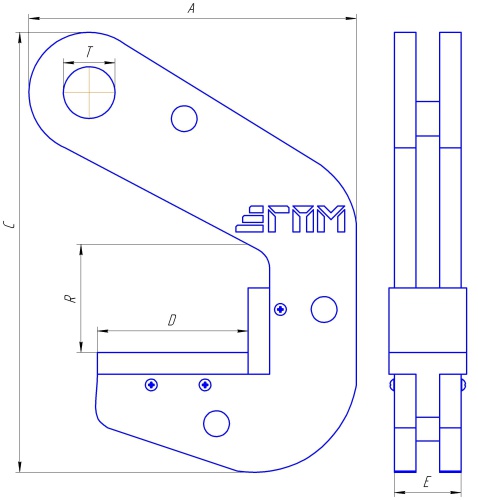 Захват для труб ТРН