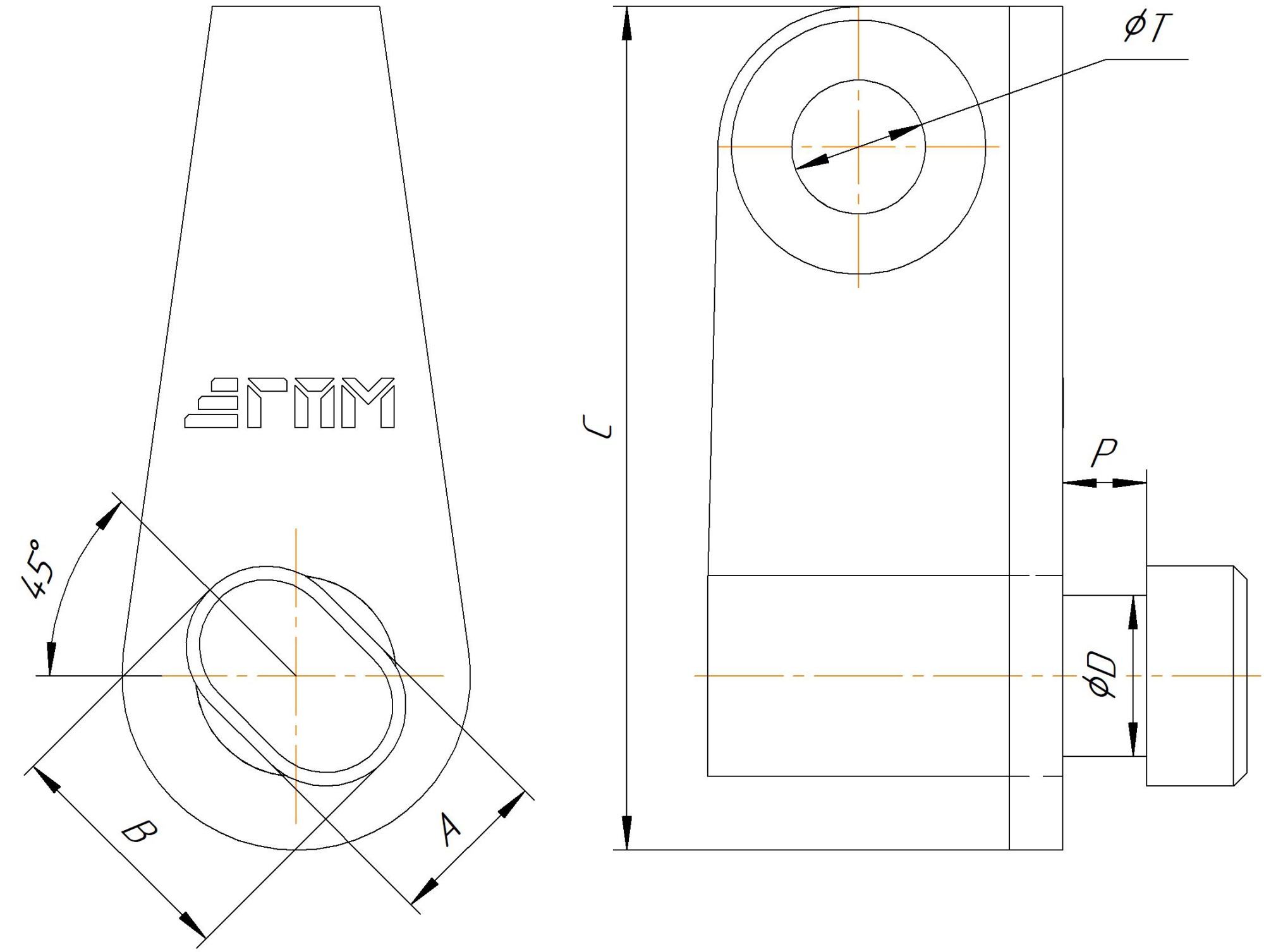 Захват для перемещения морских контейнеров за нижние и верхние