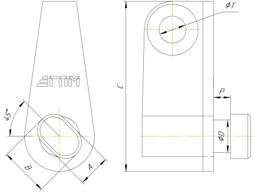 Захват для перемещения морских контейнеров за нижние и верхние