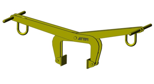 Захват для бордюрного камня ручной