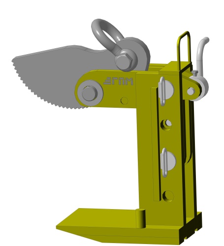 Захват для горизонтального подъема пачки листов