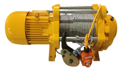 Лебедка электрическая KCD 750/1500 кг, 220V, канат — 100 м