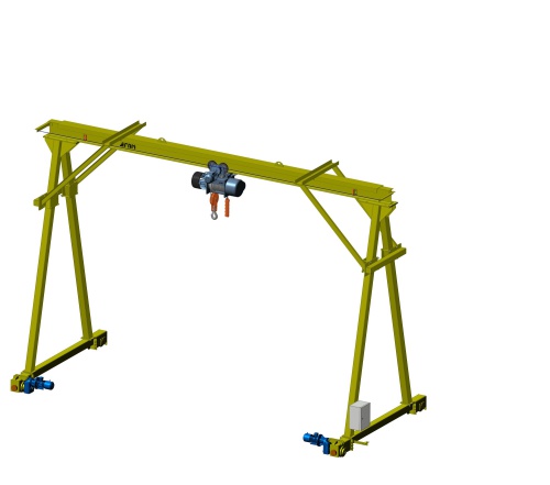 МПУ с электрическим приводом передвижения по рельсам 1 тонна