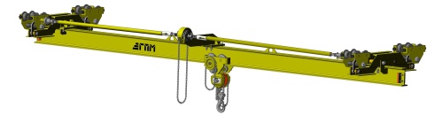 Кран подвесной ручной мостовой однобалочный 5 тонн