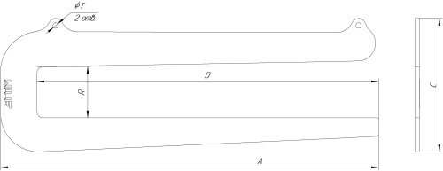 Захват для лестничных маршей 