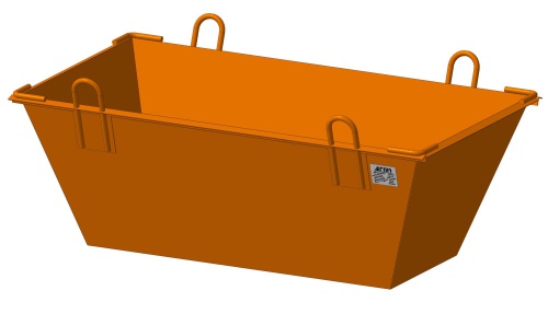 Ящик для бетона V=0.25 м куб.