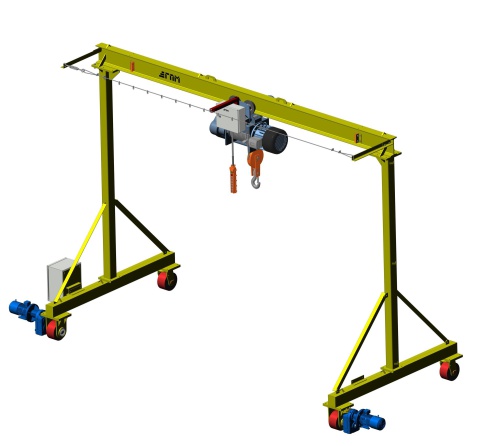 МПУ с электрическим приводом передвижения по полу 2 тонны